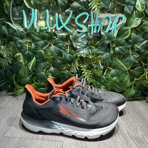Altra Provision 6 Mens Sz 8.5 Gray Black Orange Athletic Running Shoes Sneakers